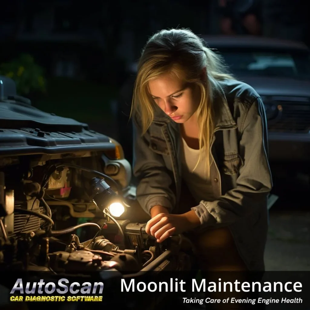 Moonlit Maintenance: Taking Care of Evening Engine Health